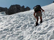 In RESEGONE su neve primaverile da Fuipiano Imagna il 17 aprile 2013 - FOTOGALLERY